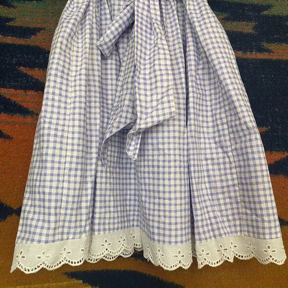 Vintage Mini World Purple/White Gingham Dress With Belt. Size 3T. Rare. USA. - Picture 12 of 14